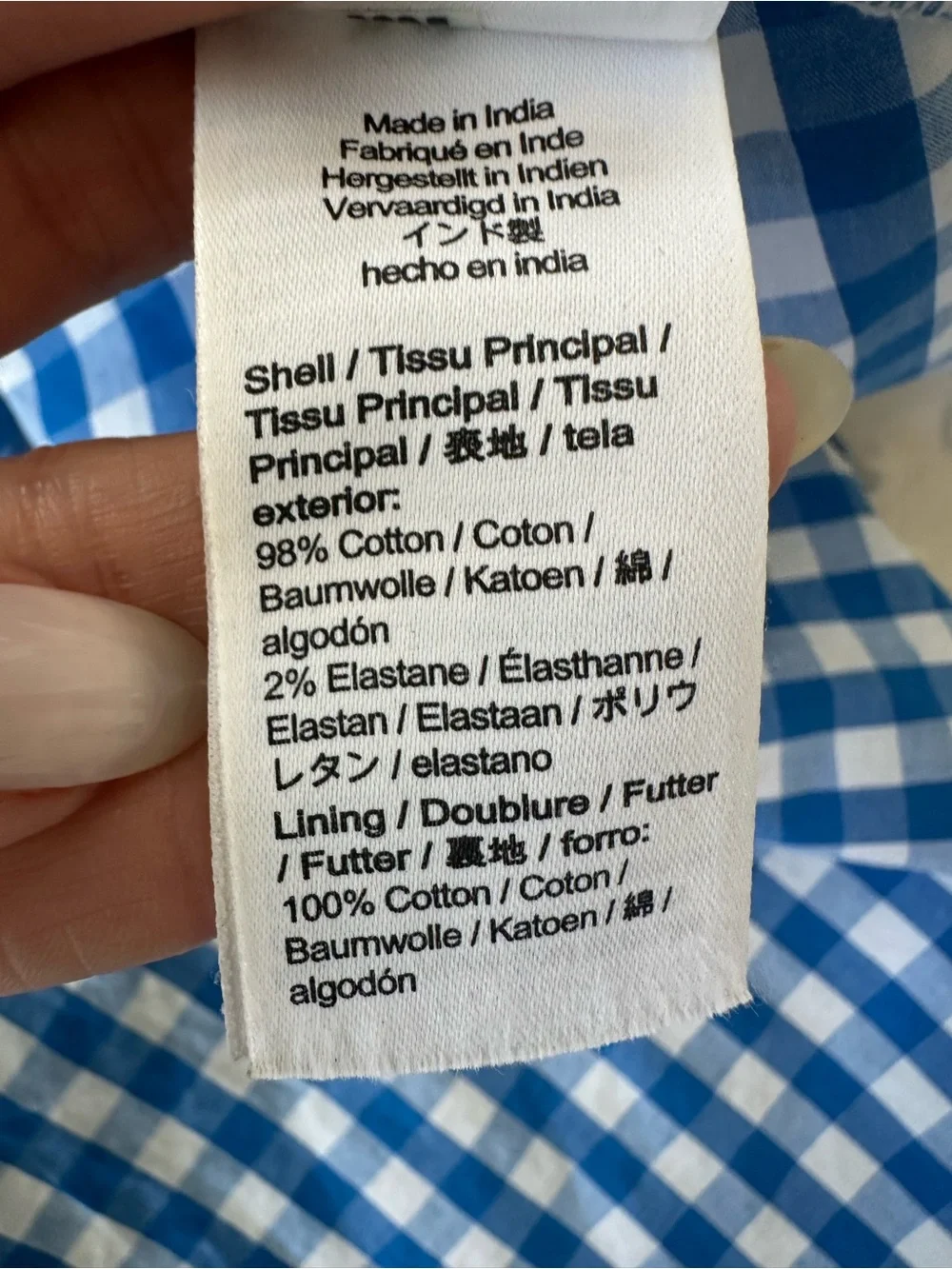 J. Crew gingham plaid wrap dress in cotton poplin